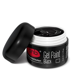Гель-краска «Gel Paint 02 Black» PNB 5 мл
