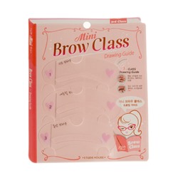 Трафареты для бровей Mini Brow Class, 3шт.