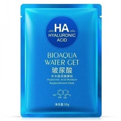 Увлажняющая маска с гиалуроновой кислотой Bioaqua Hyaluronic Acid Water Get Mask 1шт