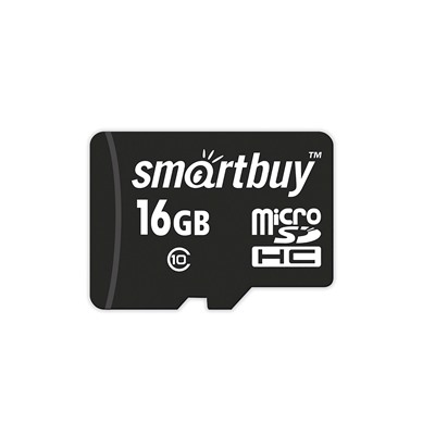 Карта флэш-памяти MicroSD 16 Гб Smart Buy без SD адаптера (class 10) LE