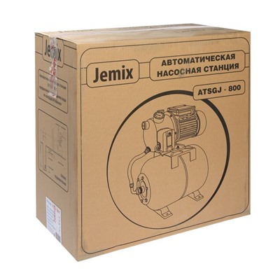 Насосная станция JEMIX ATSGJ-800, 550 Вт, напор 45 м, 50 л/мин, бак 24 л