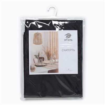 Скатерть Этель Linen collection black145х110см, 100%лён 210 г/м2