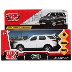 Технопарк. Модель "Land Rover Discovery" арт.DISCOVERY-WT 12см,открыв.двери,инерц,белый