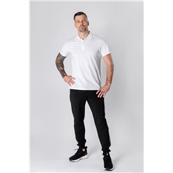 Спортивные брюки М-1264: Чёрный / Белый