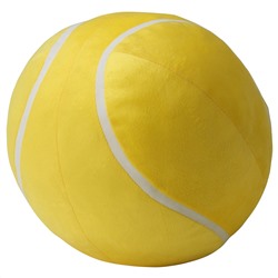 BOLLTOKIG БОЛЛТОКИГ, Мягкая игрушка, теннисный мяч/желтый