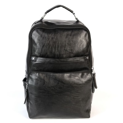 Мужской дорожный рюкзак из эко кожи L0970 Блек
