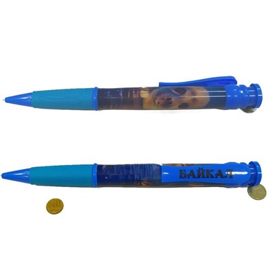 Ручка шариковая Байкал пластик 28*3 см