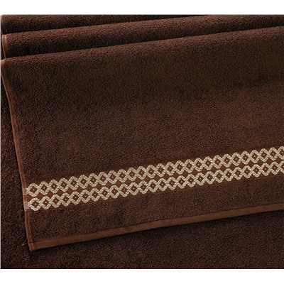 Полотенце махровое Блеск коричневый Текс-Дизайн