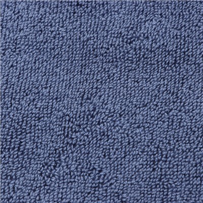 Коврик махровый Этель Classic, цв. синий, 50х70 см, 100% хлопок, 730 г/м2