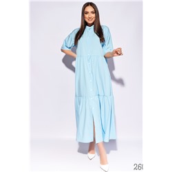 Женское платье 26014 голубой