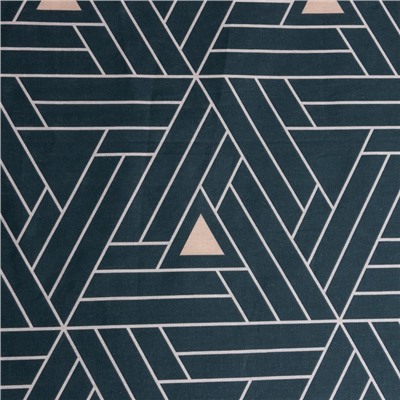Постельное бельё Этель евро "Triangular illusion" 200х217, 220х240, 70х70-2 шт, бязь, 125 г/м2