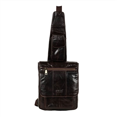 Мужская кожаная сумка 1502 (Кофе)
