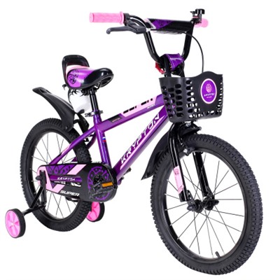 Велосипед 18" Krypton Super KS01VP18 фиолетово-розовый