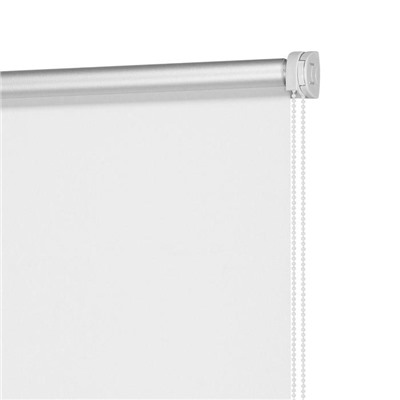 Рулонная штора блэкаут «Плайн», 120х160 см, цвет белый