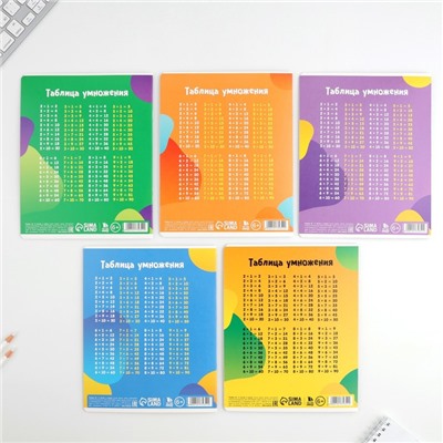 Тетрадь 12 листов в клетку «Учись на 5+», обложка мелованный картон, блок №1 белизна 96%, 5 видов МИКС