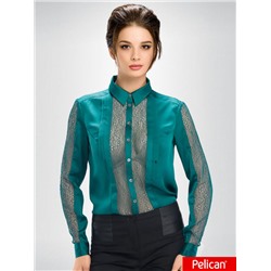 блузка женская Размер\цвет S/Emerald