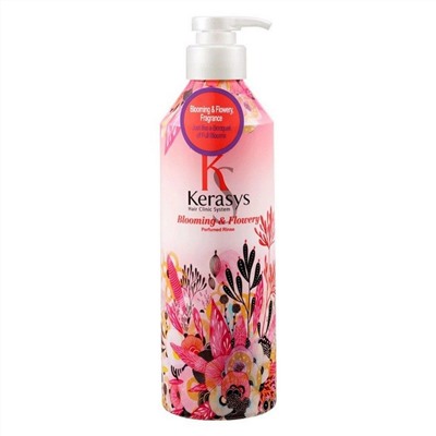 KeraSys Кондиционер для всех типов волос / Blooming & Flowery Perfumed Rinse 600 мл