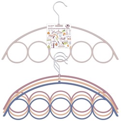 Вешалка для шарфов и платков. 5 колец. Размер 40х23 см. 2цв *