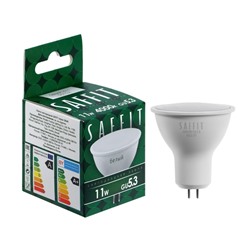 Лампа светодиодная, SAFFIT, 11W 230V GU5.3 4000K MR16, SBMR1611