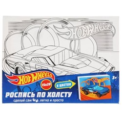 MultiArt. Набор под роспись "Hot Wheels" 15х20 см на холсте арт.CANV15X20-HW2