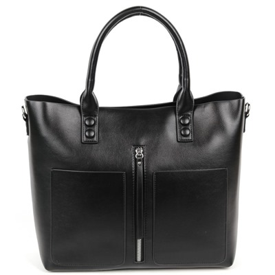Женская сумка шоппер из эко кожи 75326-836 Блек