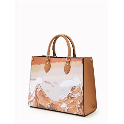 BN Polly print montagne camel