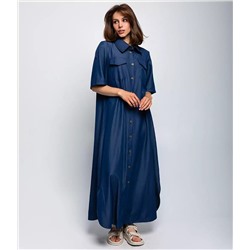 Джинсовое платье #БШ2354, тёмно-синий