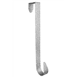 Крючок серебряный искристый для рождественского венка 31 см EF07104S