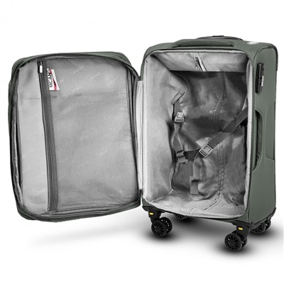 Комплект из 4-х чемоданов MIRONPAN 50127 Темно-серый