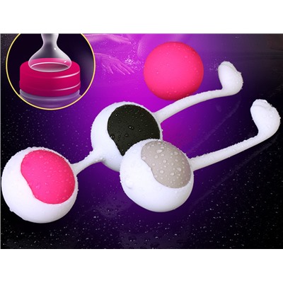 Набор вагинальных силиконовых мячей Инь-Инь