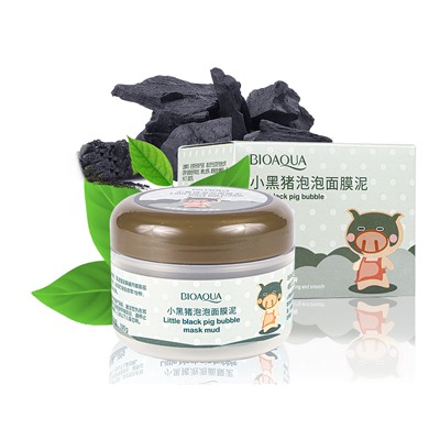 Кислородная маска для лица BioAqua Carbonated Bubble Clay Mask 100гр