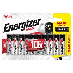 Батарейка AA Energizer LR6 Max (10-BL) (120) ЦЕНА УКАЗАНА ЗА 10 ШТ