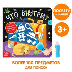 Книга с фонариком «Что внутри?», 24 стр.