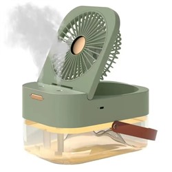Портативный мини-вентилятор "Dual Spray" увлажнитель воздуха