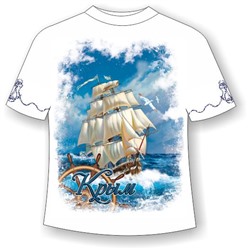 Подростковая футболка Крым-парусник 711
