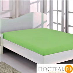 S.145з Простынь трикотажная (зеленая) 180x200+30 см на резинке