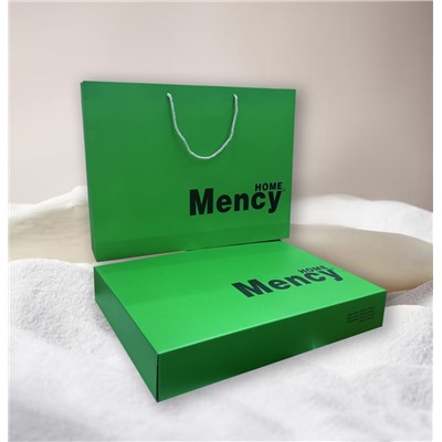 КПБ Mency Страйп-сатин на резинке по кругу в коробке MENSSRB009