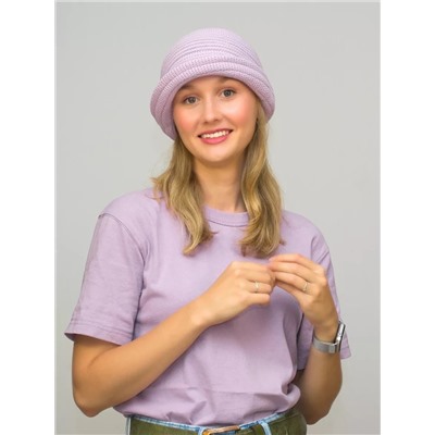Шляпа женская весна-осень Bloom (Цвет светло-сиреневый), размер 56-58, шерсть 30%
