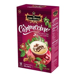 King Coffee Кофе растворимый Cappuccino Cinnamon Flavor