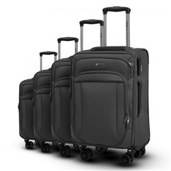 Комплект из 4-х чемоданов MIRONPAN 50126 Черный
