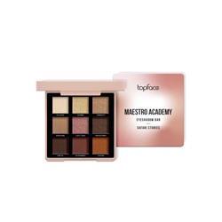 Topface Палитра теней для век 9-цв. тон 002  Сафари РТ512 "Maestro Academy Eyeshadow Bar"