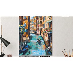 Картина по номерам на холсте 50х40 см. «Венецианский канал»