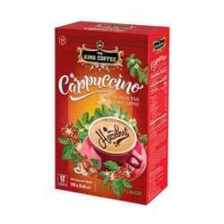 King Coffee Кофе растворимый Cappuccino лесной орех