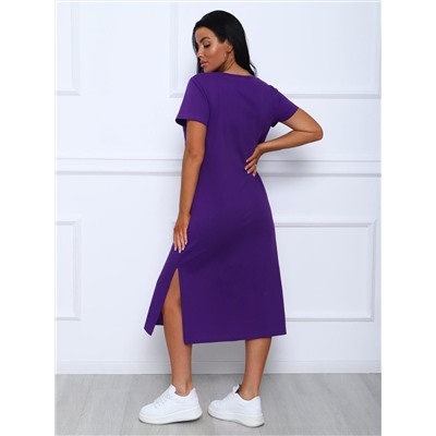 Лили - платье-футболка фиолетовый