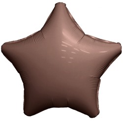 Шар фольгированный 30" «Звезда», мистик какао, индивидуальная упаковка 9275606