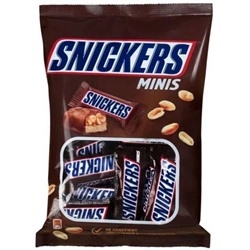 Конфеты "Snickers minis" пакет 180гр