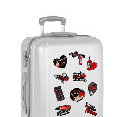 Наклейки на чемодан «Винишко», 10 шт, 8 × 8 см 9209510