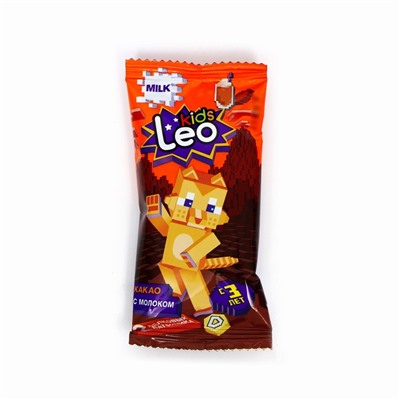 Батончик белковый LeoKids с молоком, какао и витамином D, 25 г