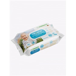 Детские влажные салфетки "Пантенол и овсяное молочко" биоразлагаемые, для детей 0+ с рождения