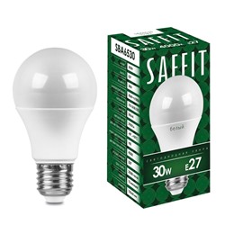 Лампа светодиодная SAFFIT, 30W 230V E27 2700K A65, SBA6530